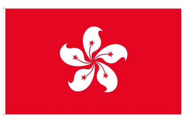 Flag & Vindposer^Hong Kong Flag