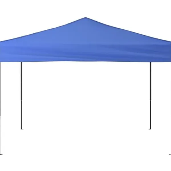 Telte & Lysthuse^Hopfällbart partytält 3x3 m - UV-skydd och vattentåligt | Färg: Blå | Storlek: 3x3 m