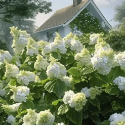 Buskads^Hortensia - Sæt med 2 - Hydrangea 'Ice Crystal' - Højde 25-40cm - ⌀19cm