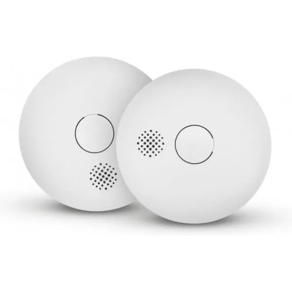 New Housegard Luma trådløs røgdetektor, 2-pak Brandalarm