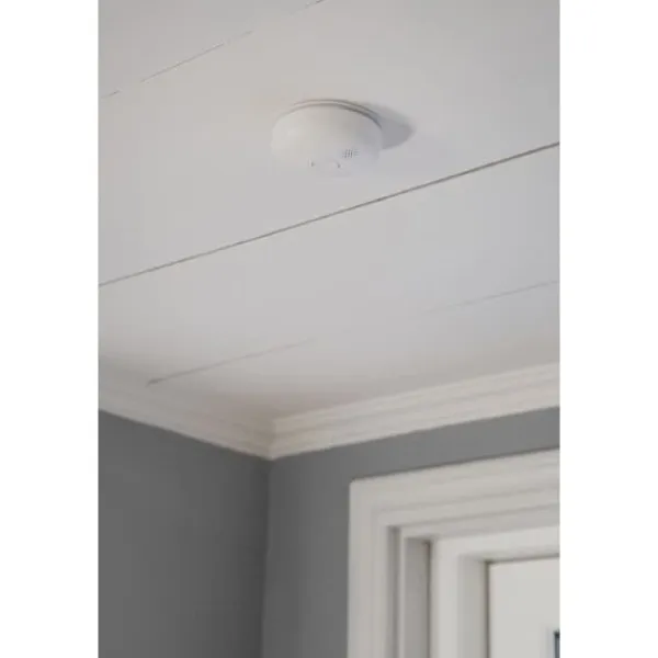 New Housegard Luma trådløs røgdetektor, 2-pak Brandalarm