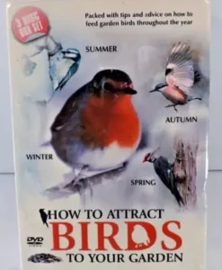 Clearance How To Attract Birds To Your Garden 3 disc DVD Box Set - Region 2 Brand New Til Fugle & Småvildt