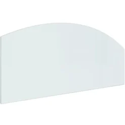 New Hærdet glasplade til pejs - Gulvdæksel | Størrelse: 120x50 cm Tilbehør Til Brændeovne & Pejse