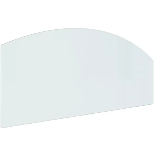 New Hærdet glasplade til pejs - Gulvdæksel | Størrelse: 120x50 cm Tilbehør Til Brændeovne & Pejse