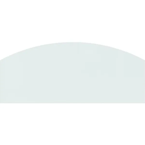 New Hærdet glasplade til pejs - Gulvdæksel | Størrelse: 120x50 cm Tilbehør Til Brændeovne & Pejse