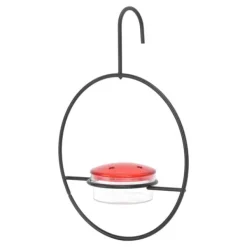 Til Fugle & Småvildt^Hummingbird feeder Smuk letvægts hængende fugle feeder med 4 porte til udendørs baghave