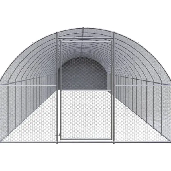 Drivhus^Huse & bure til små dyr - Living hønsehus 3x20x2 m galvaniseret stål