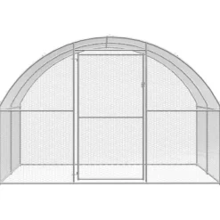 Drivhus^Huse & bure til små dyr - Living hønsehus 3x20x2 m galvaniseret stål