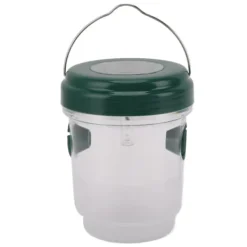 Sale Hvepsefanger LED Solar Powered Vandtætte Hornet fælder til Hvepse Frugt Flue Haveterrasse Farmland Green Skadedyrsfælder