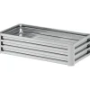 Hot Hævet Havebed, 120x60x30,5 cm, Sølv Plantningsbænke
