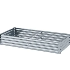 Plantningsbænke^Hævet Havebed, 180x90x30 cm, Sølv