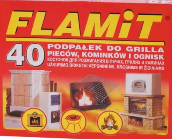 Outlet Hvidt optændingsbrænde 40 terninger - W-99478F Tilbehør Til Brændeovne & Pejse