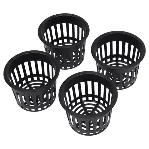 New Hydroponisk dyrkningsanlæg - 4-spands drypvandingskit indendørs - Hver spand 11 L - Pumpe 220–240 V/50 Hz - 4 W - 300 L/t - PP-plast Kit Til Plante- & Urtedyrkning