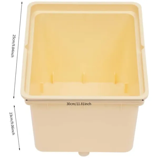 New Hydroponisk dyrkningsanlæg - 4-spands drypvandingskit indendørs - Hver spand 11 L - Pumpe 220–240 V/50 Hz - 4 W - 300 L/t - PP-plast Kit Til Plante- & Urtedyrkning