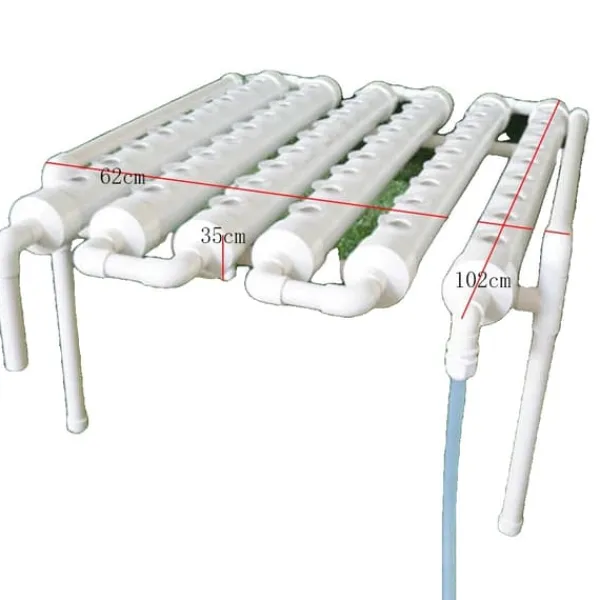 Sale Hydroponisk dyrkningskit, 1 lag til 36/54 planter, Effektivt vandforbrug,54 Hull Kit Til Plante- & Urtedyrkning