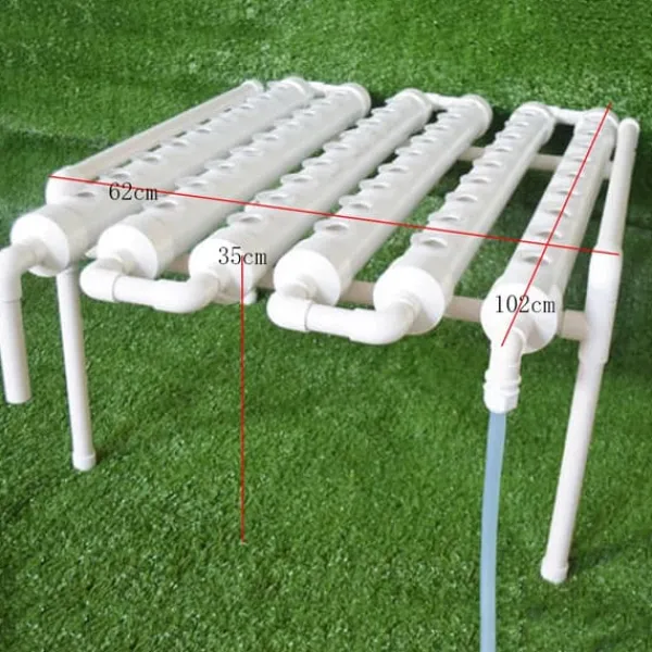 Sale Hydroponisk dyrkningskit, 1 lag til 36/54 planter, Effektivt vandforbrug,54 Hull Kit Til Plante- & Urtedyrkning