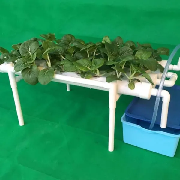 Best Hydroponisk dyrkningssæt - 1-lags system - 36 plantehuller - Huldiameter 3,2 cm - PVC-U - Vandsparende - Lavendel Kit Til Plante- & Urtedyrkning