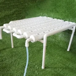 Kit Til Plante- & Urtedyrkning^Hydroponisk dyrkningssæt - 1-lagssystem - 54 huller - PVC-U - Huldiameter 3,2 cm - 4/6 rør - Lilla