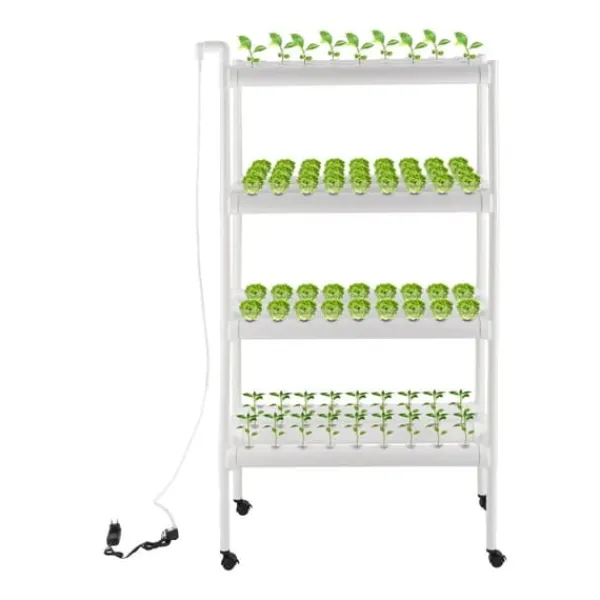 New Hydroponisk dyrkningssæt - Hydroponisk dyrkningssystem - Med dyrkningskurve - Til hjem, have, kontor Kit Til Plante- & Urtedyrkning