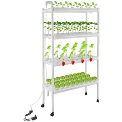 New Hydroponisk dyrkningssæt - Hydroponisk dyrkningssystem - Med dyrkningskurve - Til hjem, have, kontor Kit Til Plante- & Urtedyrkning