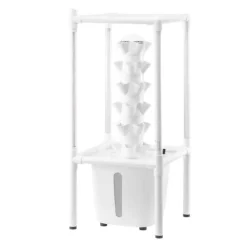 Kit Til Plante- & Urtedyrkning^Hydroponisk Dyrkningssystem med Grow Light, 30 Pods Hydroponiske Tårnhave, Belysning til Indendørs Havebrug