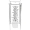 Sale Hydroponisk havesystem - Vertikalt dyrkningstårn - 30 Plantehuller - 6 Lag - 4 Vækstlamper - 10 L Vandtank - Størrelse 39×39×97 cm - Hvid Kit Til Plante- & Urtedyrkning