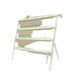 Kit Til Plante- & Urtedyrkning^Hydroponisk vækstkit, kapacitet til 36 planter, 4 niveauer, DC 12V pumpe, 4W effekt, pladsbesparende vertikal design