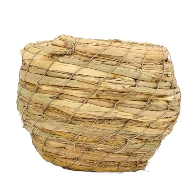 Til Fugle & Småvildt^Hyggeligt håndflettet fuglehus til parakitter, undulater, papegøjer, finker og spurve