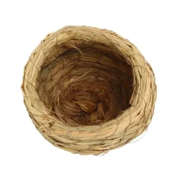 Til Fugle & Småvildt^Hyggeligt håndflettet fuglehus til parakitter, undulater, papegøjer, finker og spurve