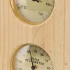 Sauna^Hygrometer termometer sauna to i en, indendørs fugtighed og temperaturmåling saunarum træ sauna hygrometer, egnet til hjemmesauna