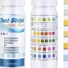Hot 6-i-1 Pool & Spa Teststrimler, Vandtester 50-Pak - pH, Klor, Alkalinitet, Cyanursyre, Hårdhed Pool- & Spatilbehør