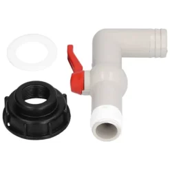 New IBC Tank Hane Adapter Vandslange Tilslutning Havetilbehør 90° 32mm Hane VVS Værktøj Vanding