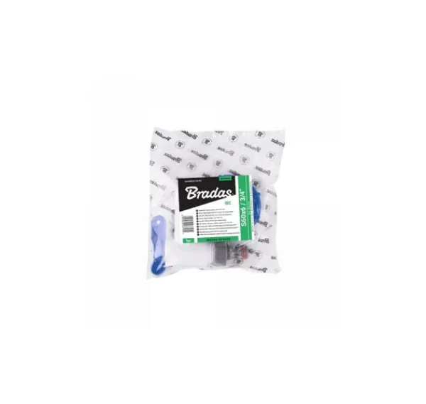 Vanding^IBC-adapter S60x6 med ¾" PP og ¾" hunhaneadapter