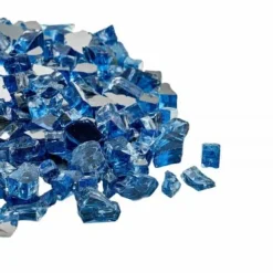 Tilbehør Til Brændeovne & Pejse^Ildglas, 12,7 mm, Pacific Blue, Hærdet glas