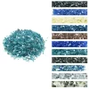 Sale Ildglas 1/2-tommer, 10 LBS pejsglassten til bålplads, Aqua Blå Farve Tilbehør Til Brændeovne & Pejse