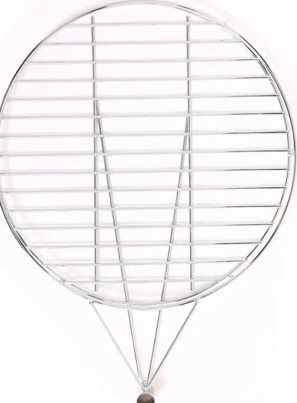 Pejse^Ildskål - Have bålsted med grill - Støbejern - Kulgrill - Højdejusterbart grillrist - Gnistfang - Let at rengøre