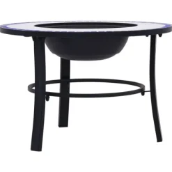 Best Ildsteder - Living bålfad mosaik 68 cm keramik blå og hvid Pejse