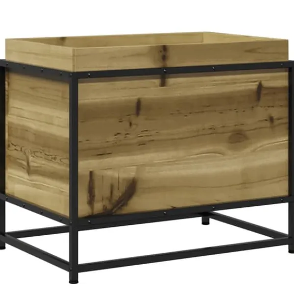 Imprægneret fyrretræ plantekasse 60x40x50 cm - Robust og dekorativ | Størrelse: 60x40x50 cm Krukker & Plantebeholdere
