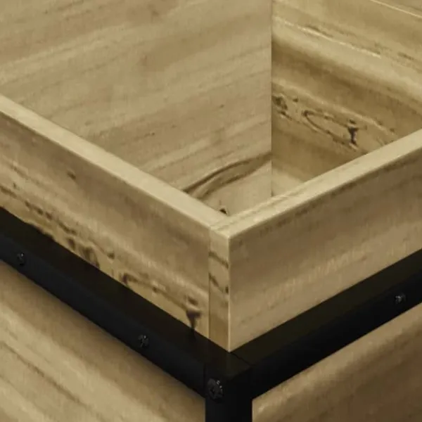 Plantningsbænke^Imprægneret fyrretræs plantekasse - Dekorativ til have og altan | Størrelse: 80x40x50 cm