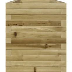 Plantningsbænke^Imprægneret plantekasse i fyrretræ - 110x40x45,5 cm | Farve: Natur | Størrelse: 110x40x45,5 cm