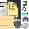 Discount Indendørs Grow Telt, Dæmpbare LED Grow Lamper, Fuld Ventilationssystem, Flere Størrelser,80x80x160CM Kits80x80x160CM Sæt Kit Til Plante- & Urtedyrkning