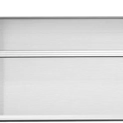 Buer, Spalier, Lysthuse Uden Tag^Indgangsbaldakin 200×96×27 cm med UV-beskyttelse – aluminium, sort