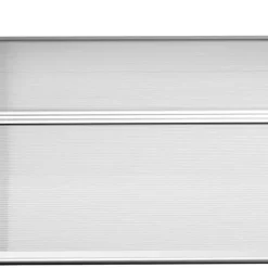 Sale Indgangsbaldakin 200×96×27 cm med UV-beskyttelse – aluminium, sort Buer, Spalier, Lysthuse Uden Tag