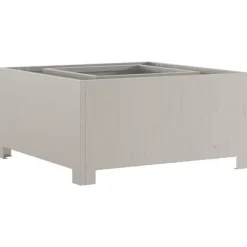Best Industriel Bålplads i Stål - Udendørs Bålsted | Størrelse: 60x60x30 cm | Farve: Brun Pejse