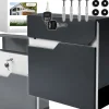 Postkasser & Brevindkast^Industriel postkasse til breve, tofarvet, grå, rustbeskyttet, A4
