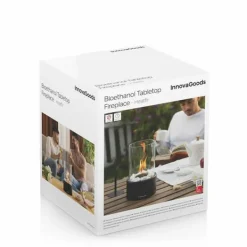 Hot Innovagoods Bioethanol Bordpejs Heatfir Transparent Pejse