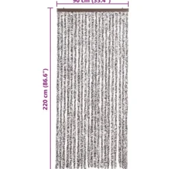 Best Insektgardin 90 x 220 cm - Beskytter mod insekter | Farve: Brun og beige | Størrelse: 90 x 220 cm Insektmiddel & Dyreafvisende Middel