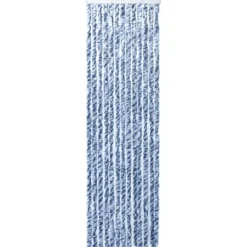 Outlet Insektgardin 56 x 185 cm blå hvid og sølvfarvet - Insektgardin - Insektgardiner - Home & Living Insektmiddel & Dyreafvisende Middel