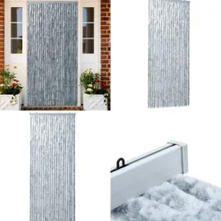 Insektgardin 90 x 220 cm hvid og grå - Insektgardin - Insektgardiner - Home & Living Insektmiddel & Dyreafvisende Middel