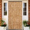 Insektmiddel & Dyreafvisende Middel^Insektgardin i chenille - Beskyt mod insekter | Størrelse: 100x220 cm | Farve: Okker og hvid